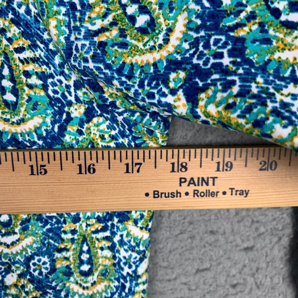 Cabana Life Palmetto Bluff Shift Dress Size Small Blue/Green Paisley UPF 50+ NWT - Picture 10 of 13